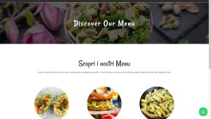Sito internet Blog Food in abbonamento